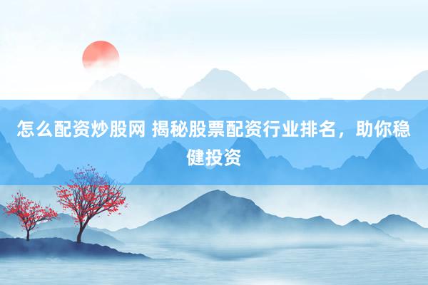 怎么配资炒股网 揭秘股票配资行业排名，助你稳健投资