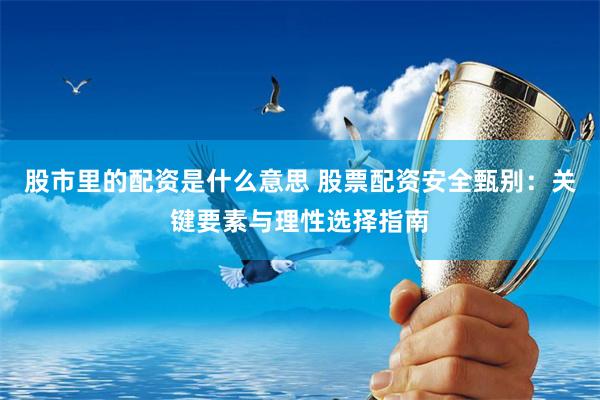 股市里的配资是什么意思 股票配资安全甄别：关键要素与理性选择指南